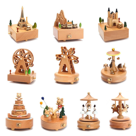 Musical Boxes Wooden