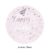 Birthday Party Plates Wedding Decorations
