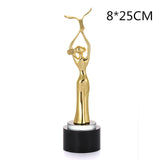 Creative Oscar Trophy Statue Metal Cup