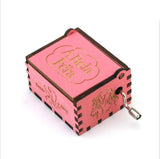 Wooden Hand Crank Wood Music Box