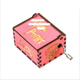 Wooden Hand Crank Wood Music Box