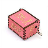 Wooden Hand Crank Wood Music Box