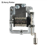 Mini Hand Cranking Music Movement DIY Music Box