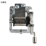 Mini Hand Cranking Music Movement DIY Music Box