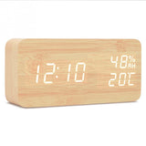 Wood Desk Alarm Clock