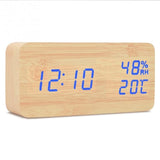 Wood Desk Alarm Clock