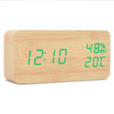 Wood Desk Alarm Clock