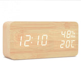 Wood Desk Alarm Clock