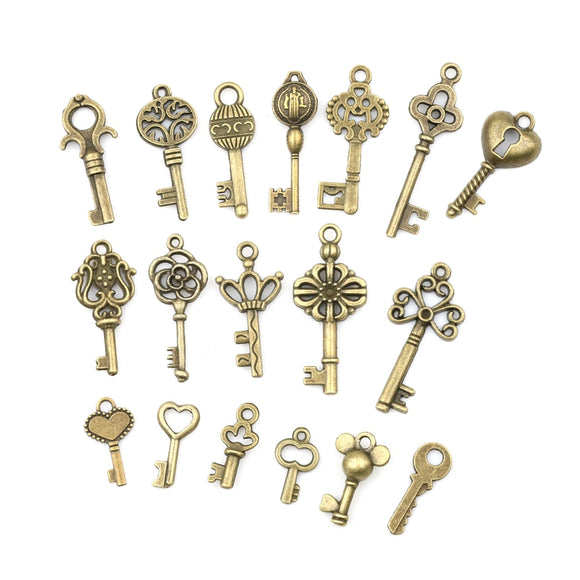 Bronze Ornate Skeleton Keys