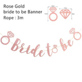 Rose Gold Bride To Be Letter Balloon