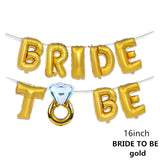Rose Gold Bride To Be Letter Balloon