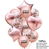 Rose Gold Bride To Be Letter Balloon