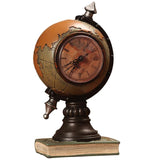 Desktop Ornament Vintage Clock Globe