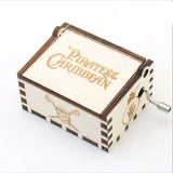 Wooden Hand Crank Music Box
