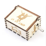 Wooden Hand Crank Music Box