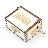 Wooden Hand Crank Music Box