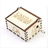 Wooden Hand Crank Music Box
